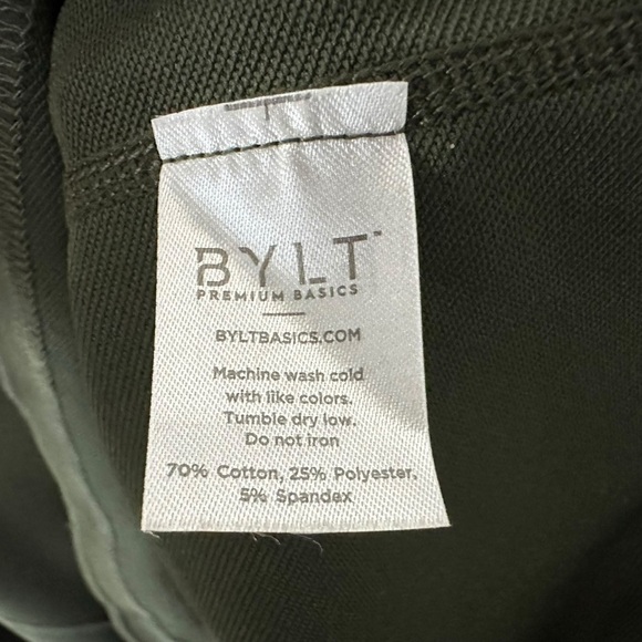 BYLT Basics Long Sleeve Tee - Olive Green - Picture 6 of 7